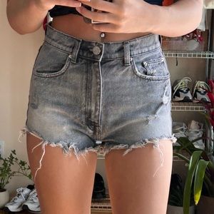 Zara Grey Wash Shorts